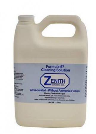 1 gl Zenith "Formula 67" Ammon. Cleaner 235.240