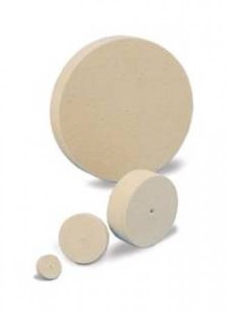 Square Edge Solid Felt Buff Wheel  (3 x 3/4") 170.0430