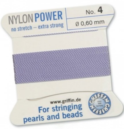 Nylon Bead Cord Lilac #04 NY05-470