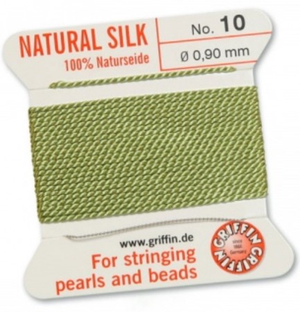 Silk Bead Cord Jade #10 SL05-1050