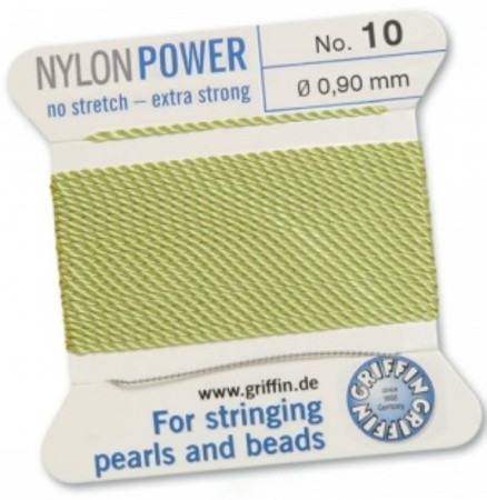 Nylon Bead Cord Jade #10 NY05-1050