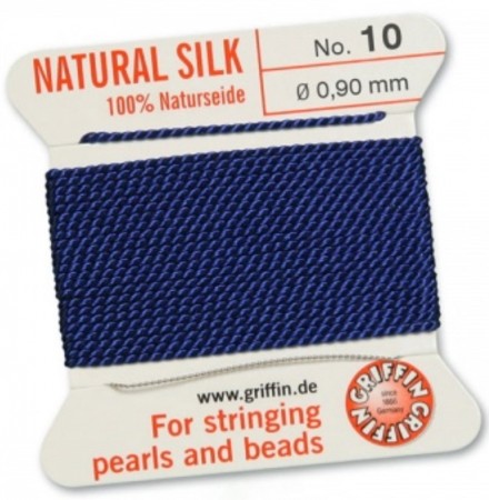 Silk Bead Cord Dark Blue #10 SL05-1066