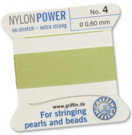 Nylon Bead Cord Jade #04 NY05-450