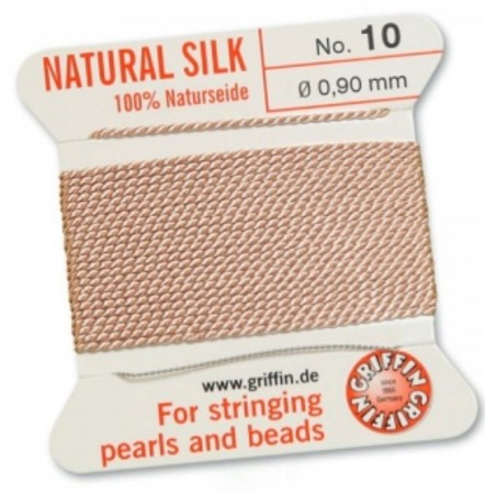 Silk Bead Cord Pink #10 SL05-1016