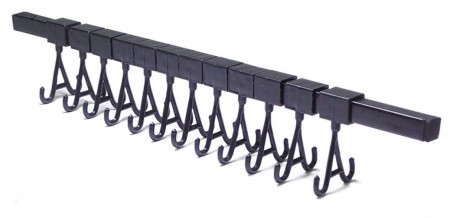 24 pc Ring Rack w/12 moveable hooks (15") 245.0630