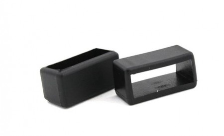 Black Silicone Strap Keepers 30mm (pk/5) WM10.350-30