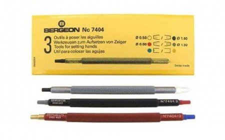 Bergeon Hand Setting Tool Set (3 pc) WT950.650