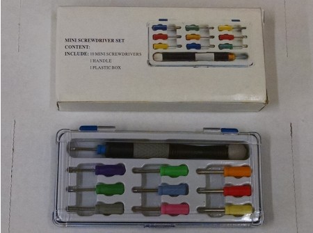 Screwdriver Set (10 tips) Changeable Tips WT800.150
