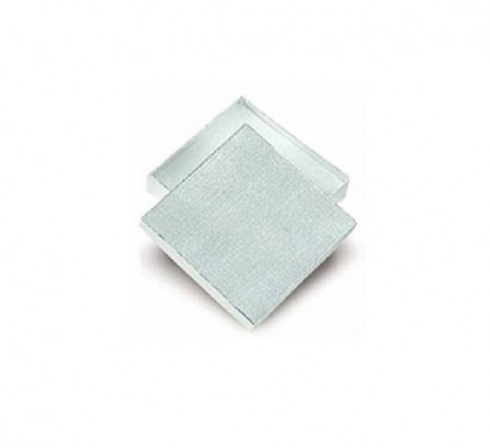 Cotton CardBoard/Foil-Silver (3½ x 3½ x 1") BX20.033-96