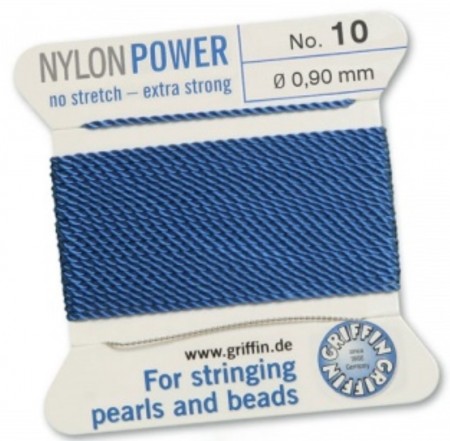 Nylon Bead Cord Blue #10 NY05-1064