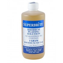 White Super-Brite 1 gram Rhodium Bath Plating Solution 455.0250