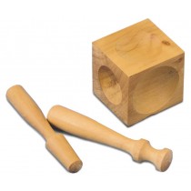 Wooden Dapping Block/Punch Set 550.0135