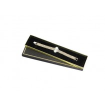 Bracelet Paper/Velvet-Black/Gold (9⅞ x 2⅛ x ¾") BX10.503 