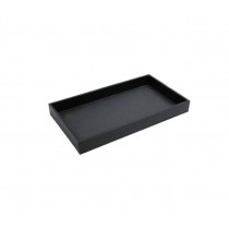 2" Utility Tray-Plastic Stackable-Black (14 3/4 x 8 1/4 x 2") DP85.022
