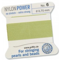 Nylon Bead Cord Jade #06 NY05-650