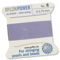 Nylon Bead Cord Lilac #06 NY05-670