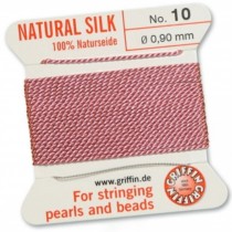 Silk Bead Cord Dark Pink #10 SL05-1018