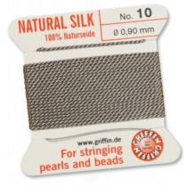 Silk Bead Cord Gray #10 SL05-1090