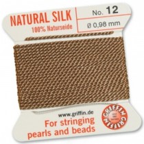 Silk Bead Cord Cornelian #12 SL05-1284