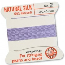 Silk Bead Cord Lilac #2 SL05-270