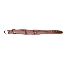 One-Piece Leather Strap Brown WB-409