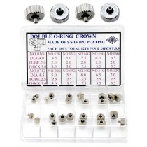 Double O-Ring Steel Crown Assortment (24 pc) WM30.2019