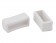 White PVC Strap Keepers (25 pc) WM10.301