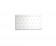 32 pc Charm Tray w/hooks-White Leather (14 1/8 x 7 5/8") DP15.932-01