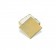 Cotton CardBoard/Foil-Gold (3½ x 3½ x 1") BX20.033-88