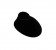 Necklace Bust Low Profile-Black (6 1/2 x 7 1/2 x 4") DP50.834-99