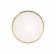 1.0 mm Flat Mineral Glass Thin Gold Mask Crystal (20.5 mm) 1.0MG205TG